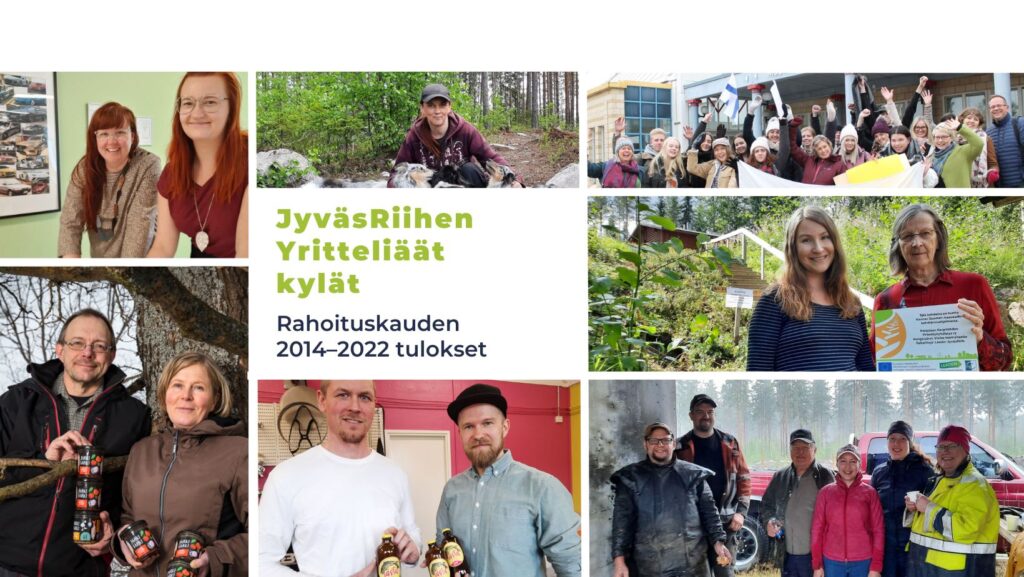 JyväsRiihen yritteliäät kylät -kauden 2014-2022 koosteraportti