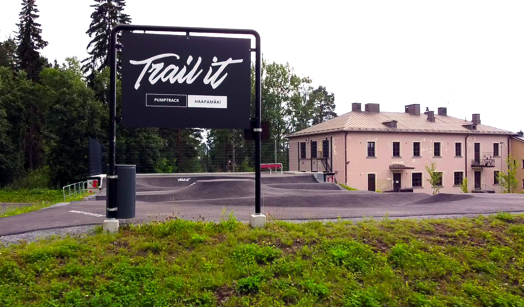 Haapamäen pumptrack -rata.