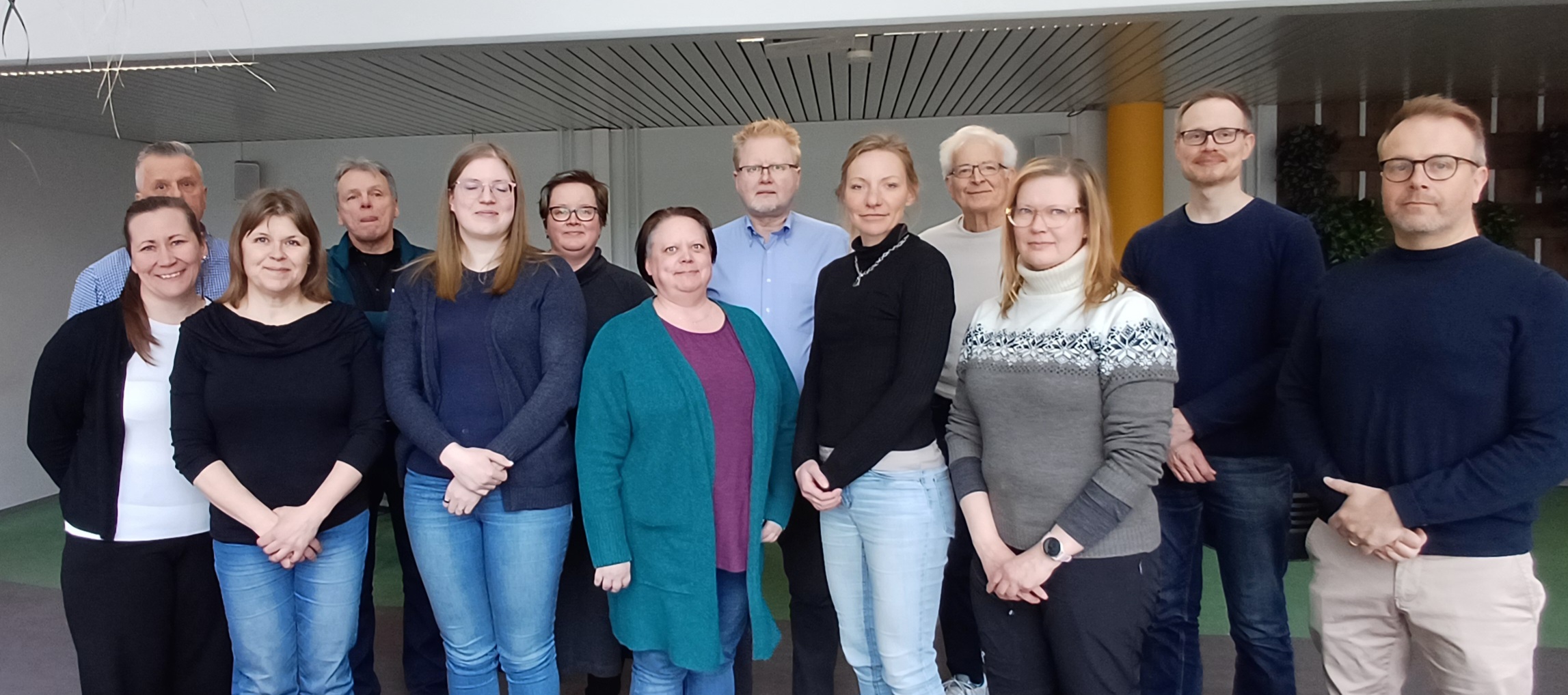 JyväsRiihen hallituksen jäseniä yhteiskuvassa