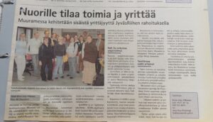 Kuva lehtileikkeestä