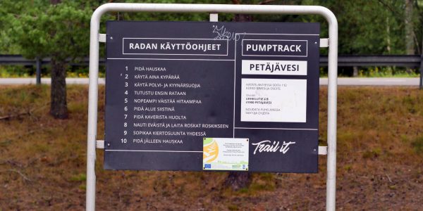 Pumptrack-radan käyttöohjeet