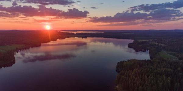 maisemakuva Lannevedeltä. Kuva: Stepi Sundberg.