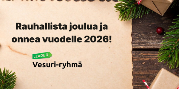 Vesuri joulukortti 2025